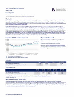 True Potential Pictet Defensive Factsheet